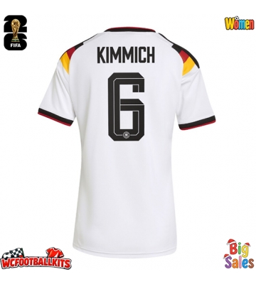 Germany Joshua Kimmich #6 Replica Home Stadium Shirt for Women World Cup 2026 Short Sleeve